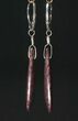 Gorgeous Agatized Dinosaur Bone (Gembone) Earrings #54081-11